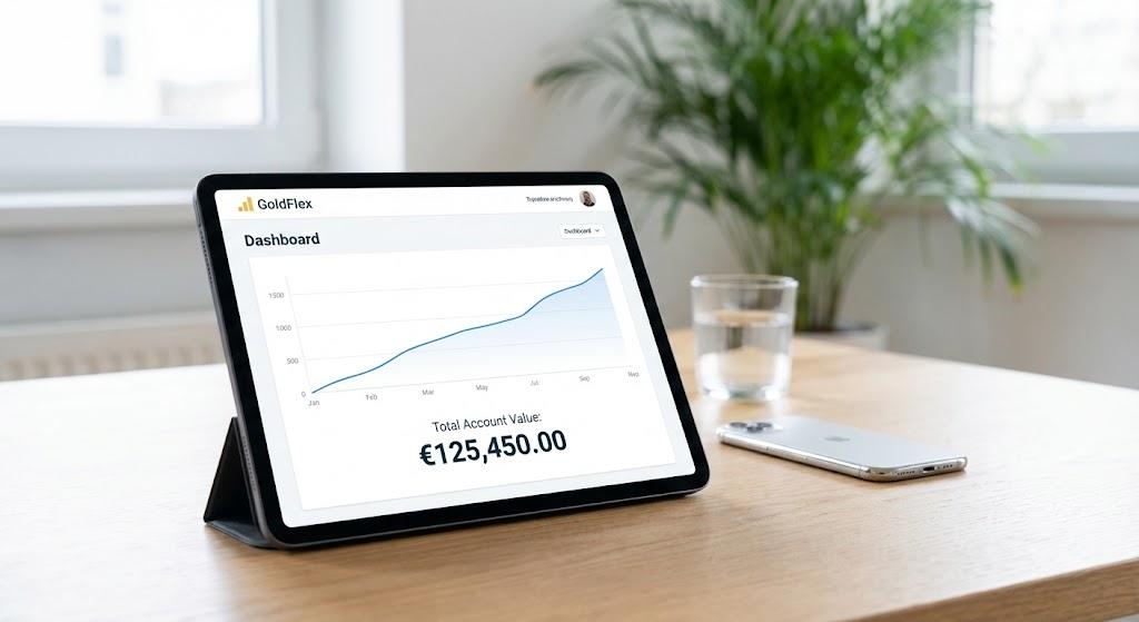 GoldFlex-Simplified-Active-Gold-Investment-Dashboard